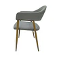 Sitial Siena Lino Gris de Comedor Moderno - Miniatura 5