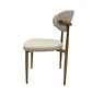 Juego de Comedor Mesa de Madera Eames y 4 Sillas Wood Beige en Lino - Miniatura 5