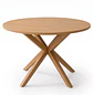 Juego de Comedor de Mesa Warwick Redonda y 4 Sitial Siena Lino Gris - Miniatura 3