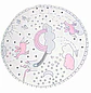 Alfombra Infantil Redonda Diseño Dibujo Animados para Bebe - Miniatura 5