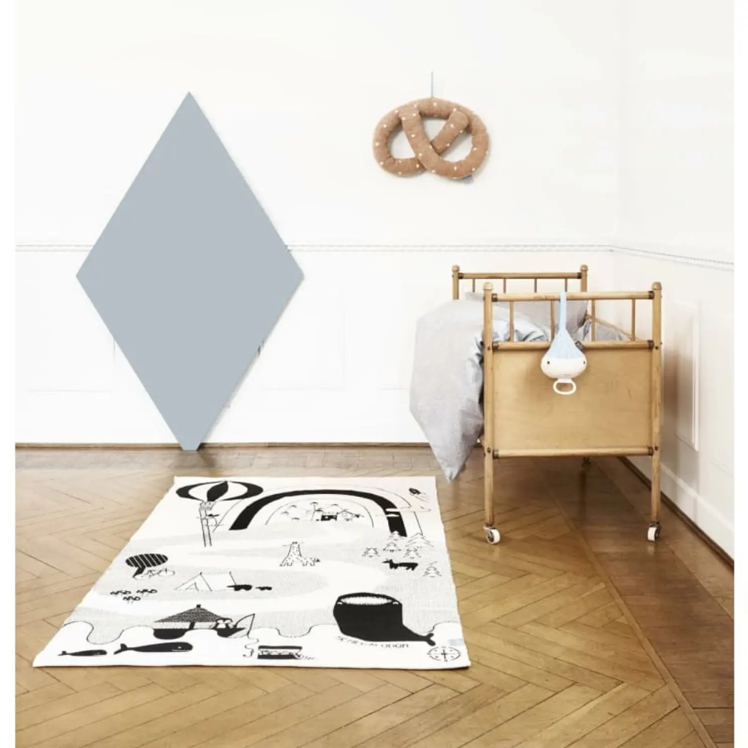 Alfombra Bebe Dibujo Mr Megalodon Rectangular 5