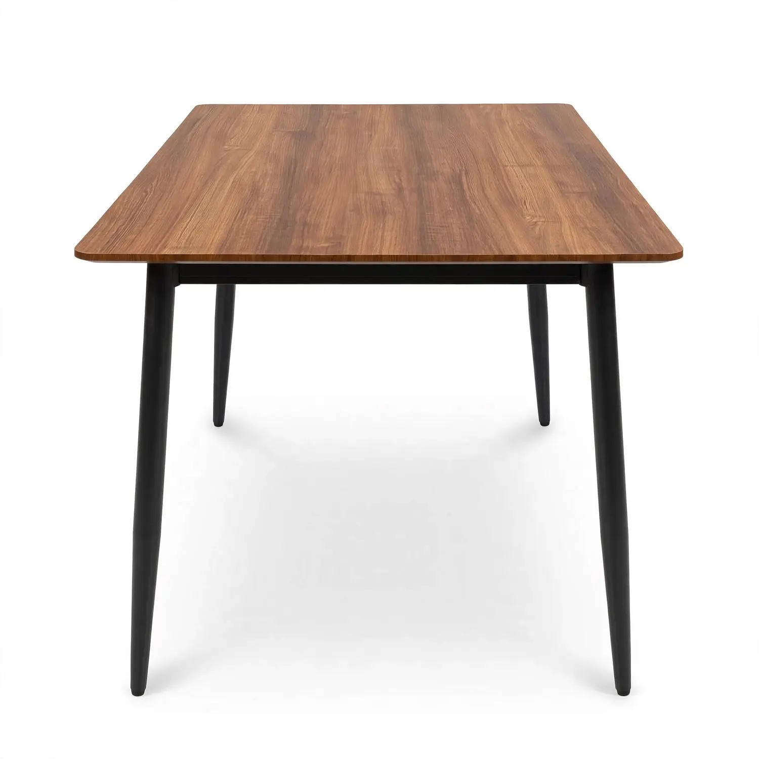 Mesa Rectangular con Acabado Roble Más 4 Sillas de Oficina 7