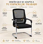 Set de 4 Silla de Visita Sofía con Respaldo de Malla y Estructura Metálica - Miniatura 3