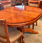 Mesa de Comedor Extensible Roble Americano | Redonda y Ovalada 120cm y 160cm - Miniatura 4