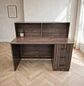 Mueble de Recepción Europa MDF Natural con 3 Gavetas - Miniatura 1