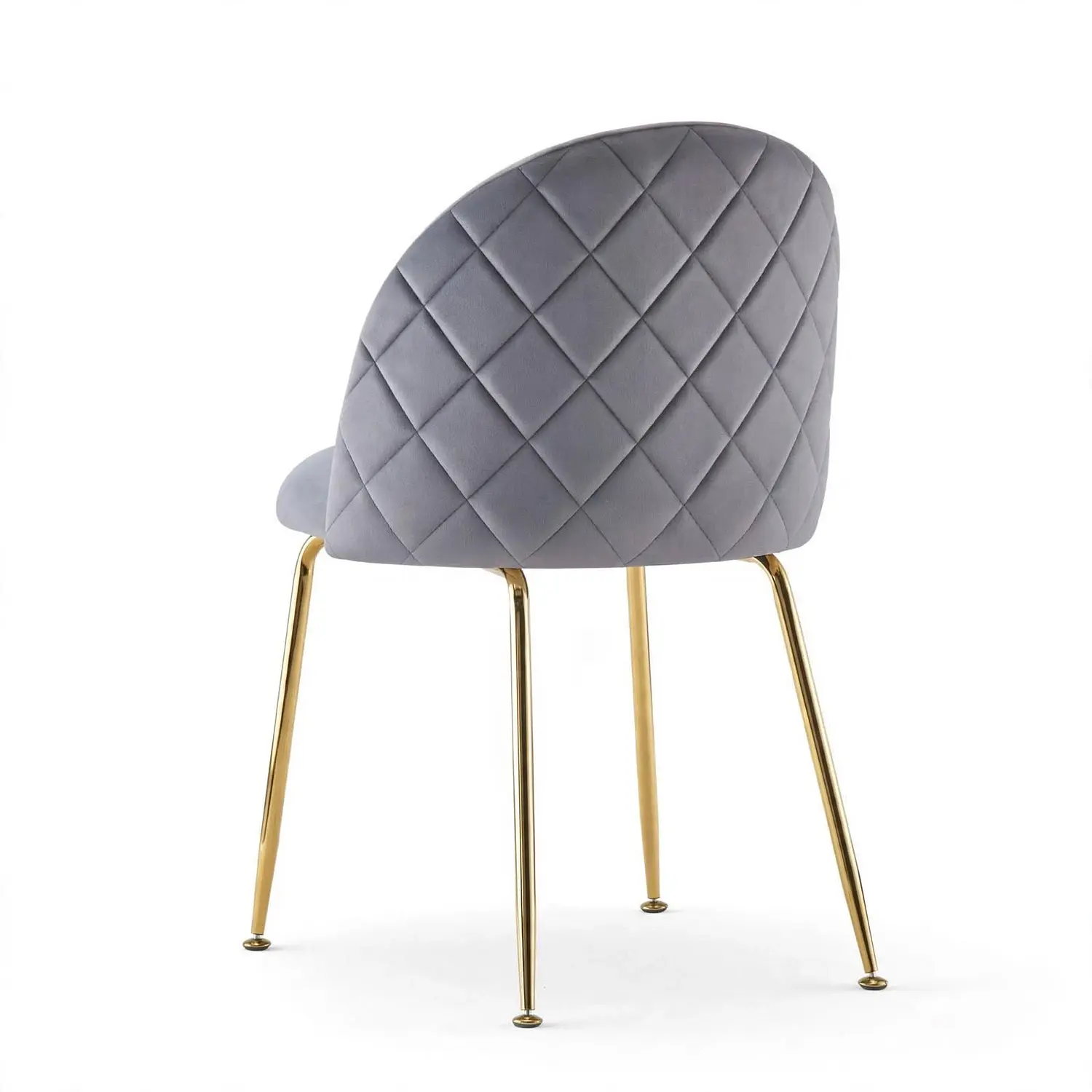 Mesa de Manicure Profesional con 2 Sillas de Felpa Gris para Salón de Belleza 6