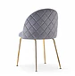 Mesa de Manicure Profesional con 2 Sillas de Felpa Gris para Salón de Belleza - Miniatura 6