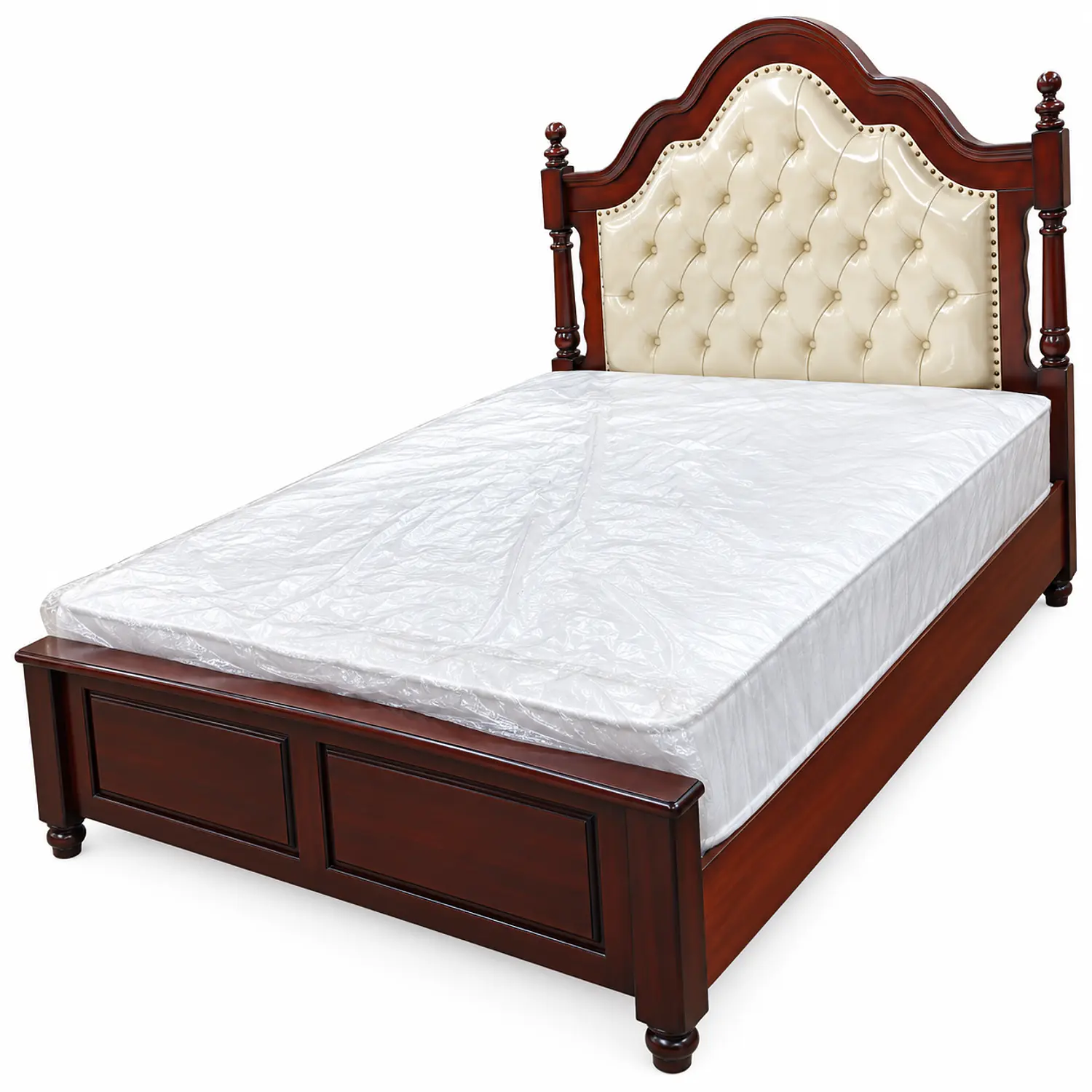 Cama de Madera Capitonné Clásica Elegante Canterbury 5