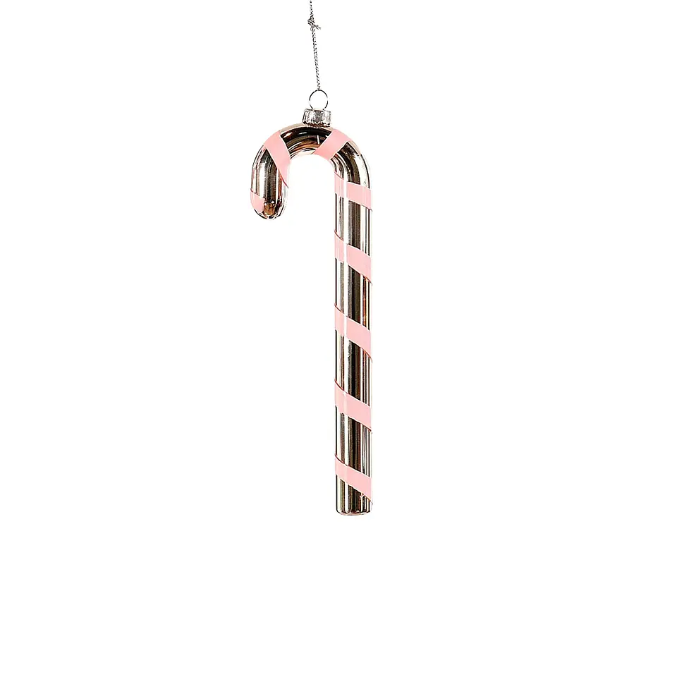 Bengala de Natal Rosa 1