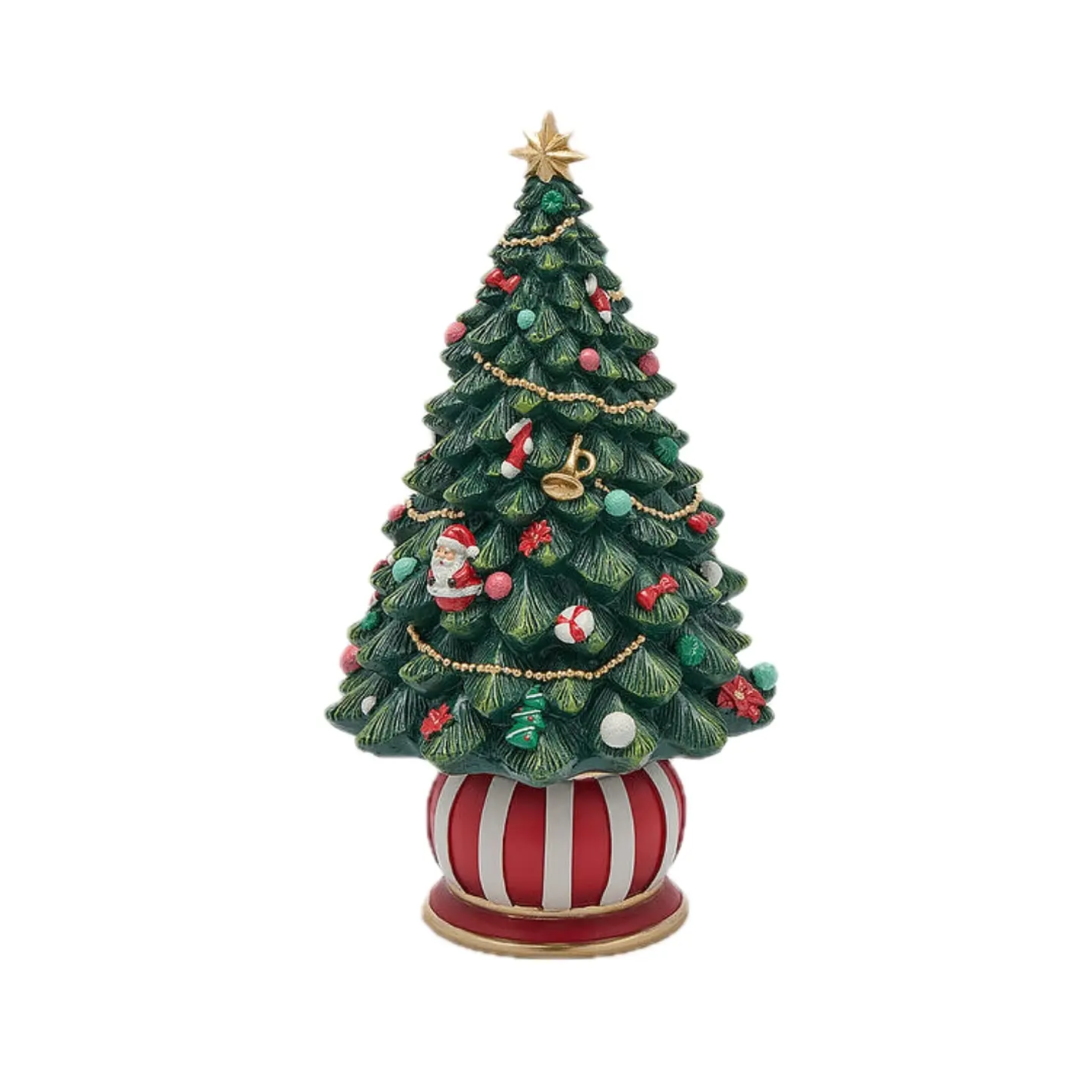 Caixa de Música Árvore de Natal 22cm 1