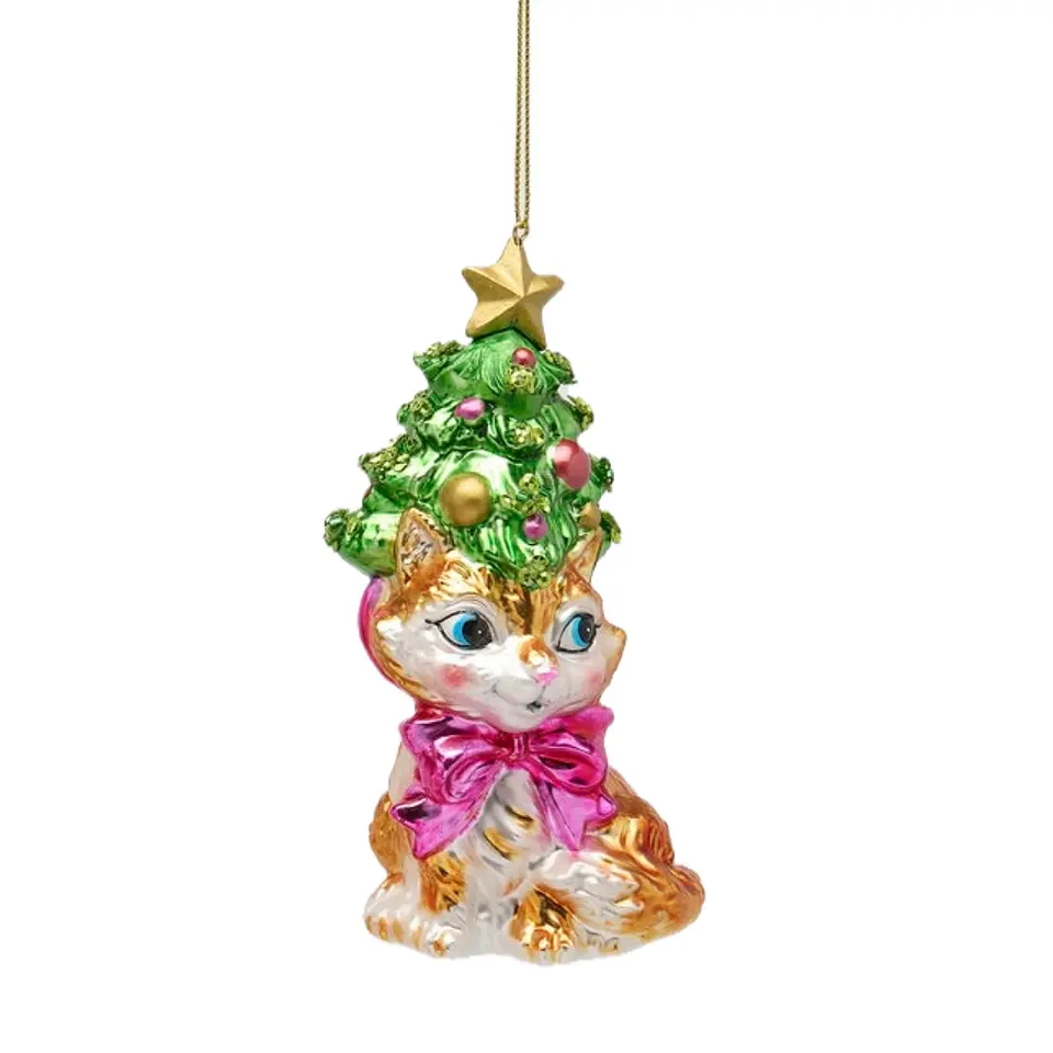 Gato Árvore de Natal 1