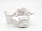 Soporte Oni Blanco para Control PS5 / Xbox - Máscara Demonio Japonesa 3D - Miniatura 3