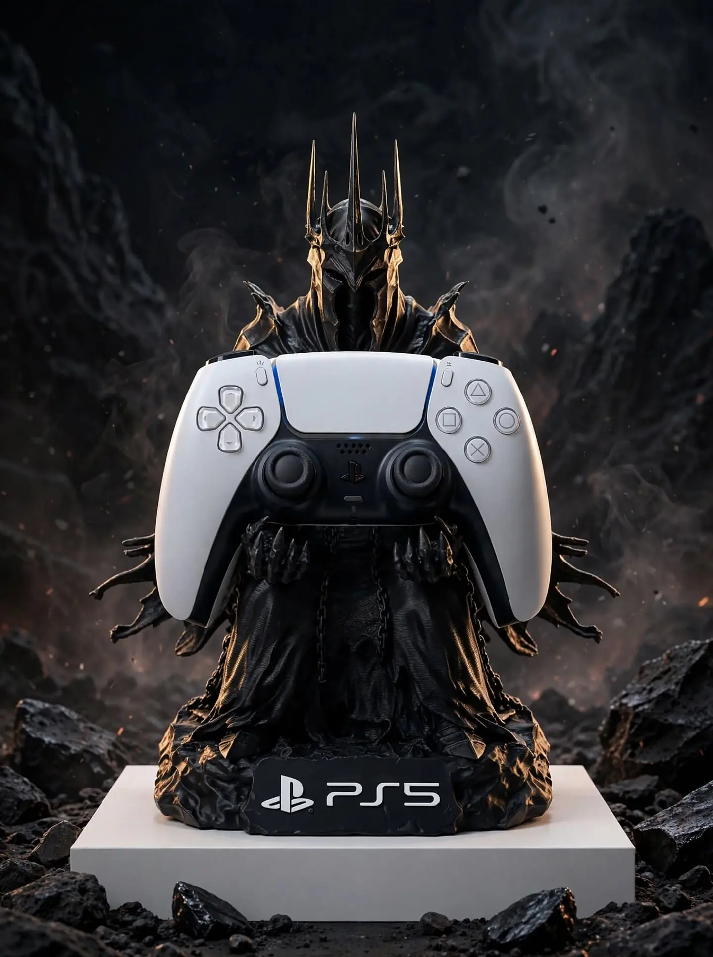 Soporte Joystick PS5 Señor Oscuro Sauron Tamaño XL 1