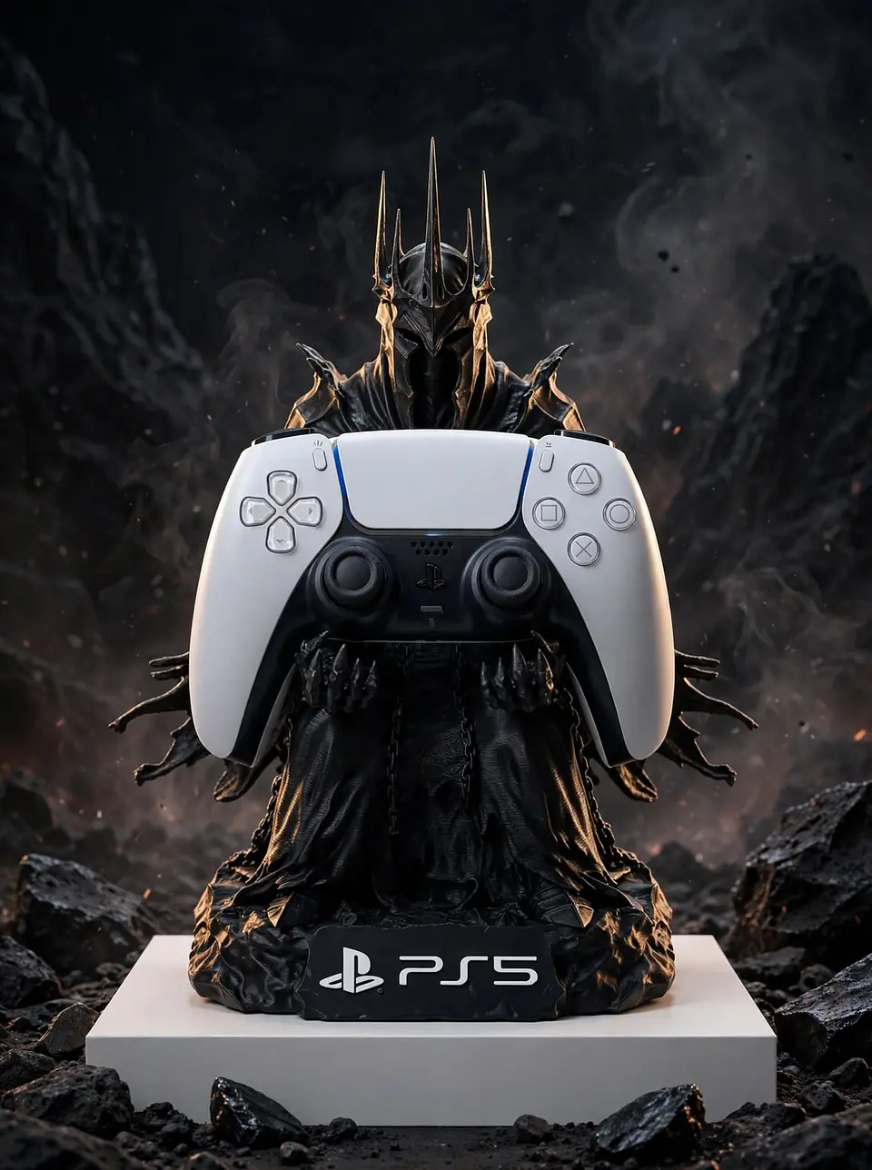 Soporte Joystick PS5 Señor Oscuro Sauron Tamaño XL 1