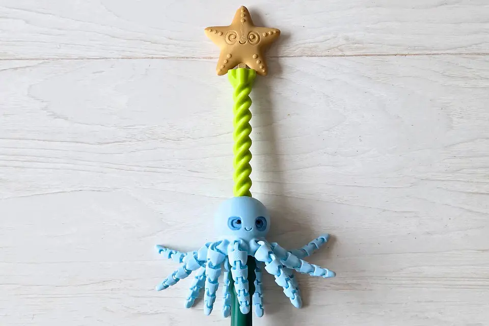 Varita magica + pulpo articulado sensorial 3