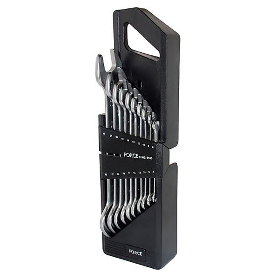 Juego de Llaves Punta a Punta 6-32 mm FORCE 5103 | Set Profesional de 10 Piezas en Acero Cromo Vanadio 2