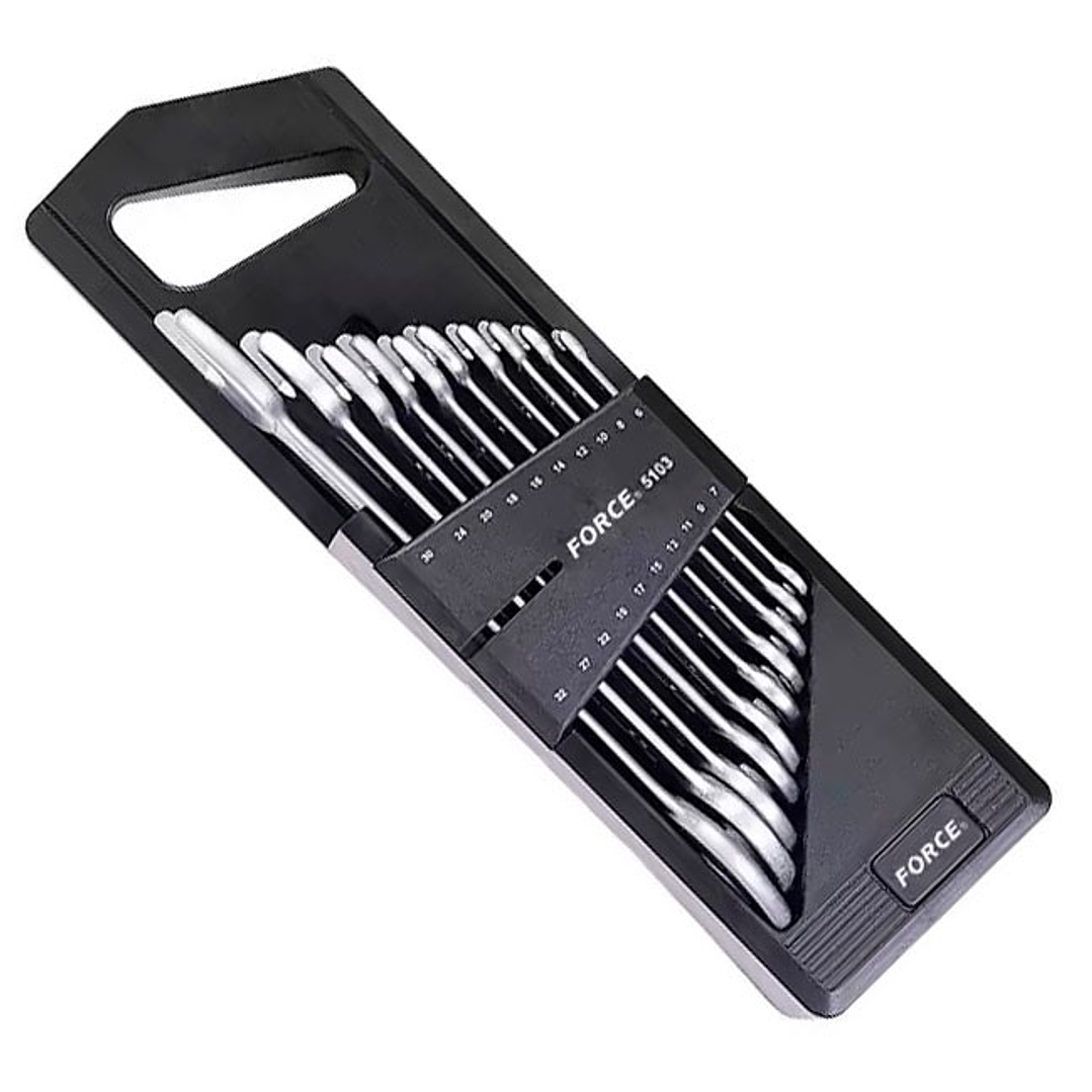 Juego de Llaves Punta a Punta 6-32 mm FORCE 5103 | Set Profesional de 10 Piezas en Acero Cromo Vanadio 3