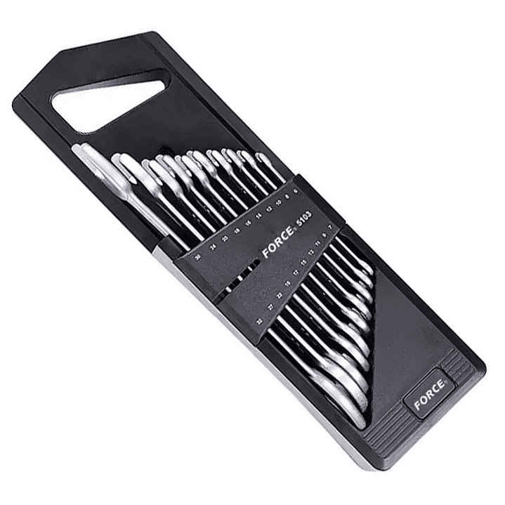 Juego de Llaves Punta a Punta 6-32 mm FORCE 5103 | Set Profesional de 10 Piezas en Acero Cromo Vanadio 3