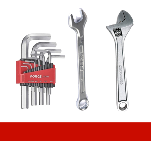 Guía completa de llaves manuales: Allen, combinadas, punta, corona y más