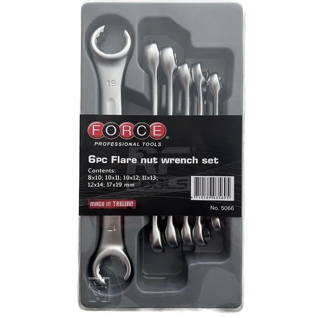 Juego de Llaves Nipleras Force 5066 - Herramienta Profesional 8-19 mm 1