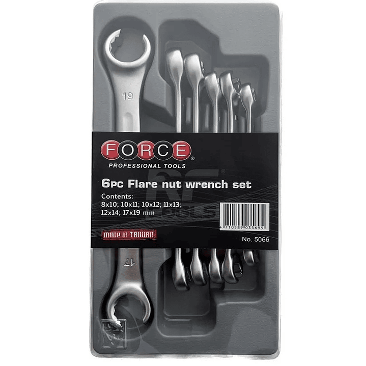Juego de Llaves Nipleras Force 5066 - Herramienta Profesional 8-19 mm 1