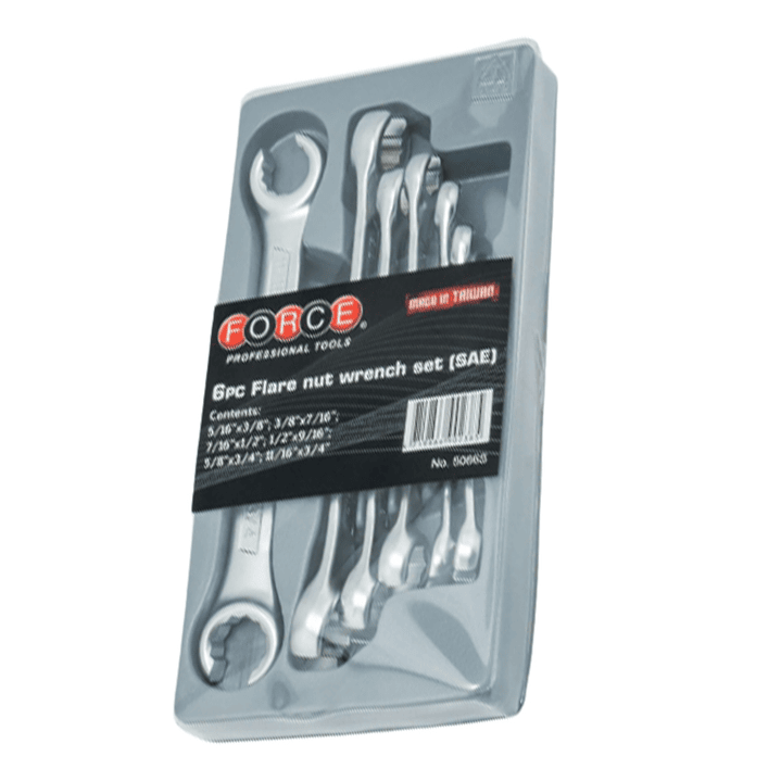 Juego de Llaves Nipleras Force 5066S – Doble Corona de 5/16