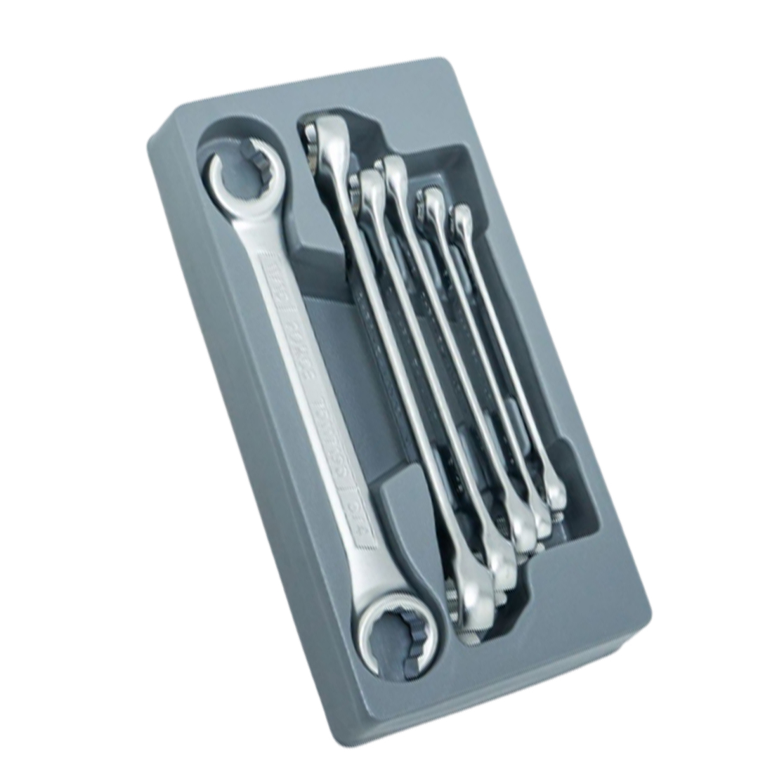 Juego de Llaves Nipleras Force 5066S – Doble Corona de 5/16