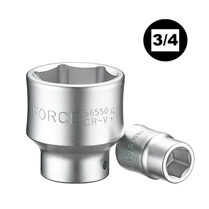 Dado Hexagonal corto mando de 3/4 de 19 a 60 mm marca force 1
