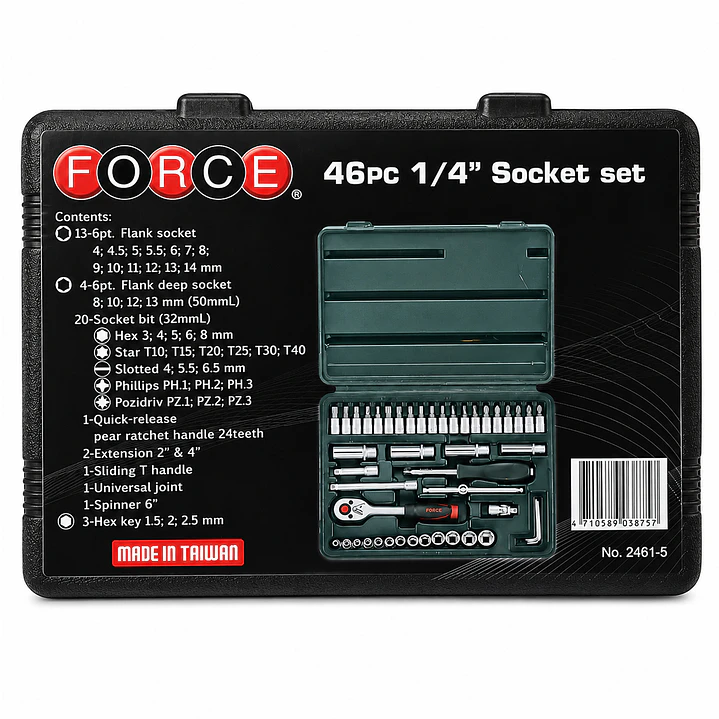 Juego de Dados FORCE 2461-5 1/4
