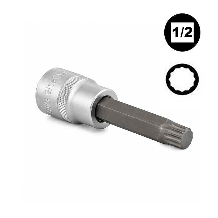 Dado XZN Largo (Triple Square / Imbus 12 Puntas) FORCE 1/2