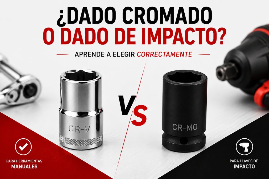 ¿Dado cromado o dado de impacto? Aprende a elegir correctamente