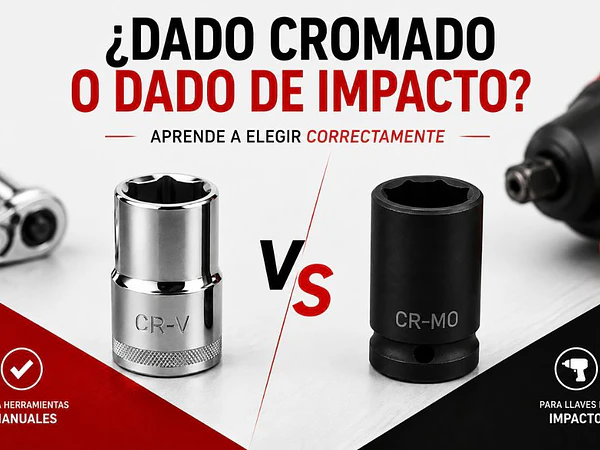 ¿Dado cromado o dado de impacto? Aprende a elegir correctamente
