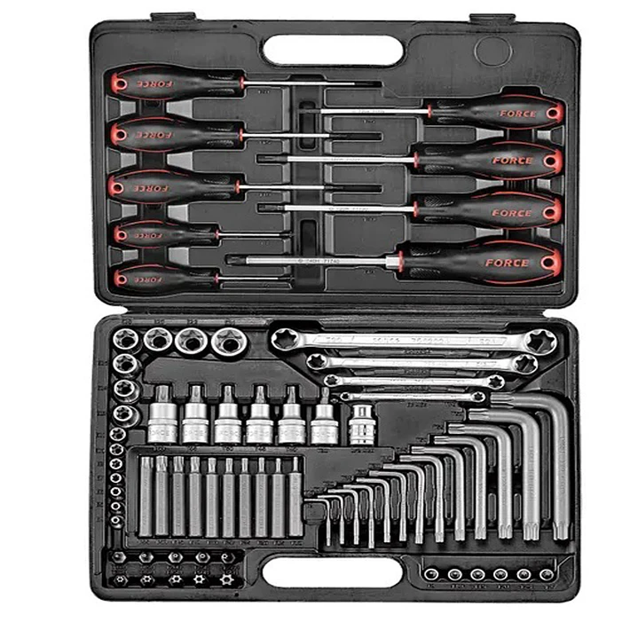 Juego de Dados y Llaves Torx FORCE 4731 – 73 Piezas 1