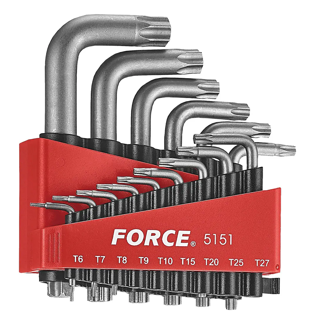 Juego de Llaves Torx FORCE 5151 – 15 Piezas T6 a T60 1