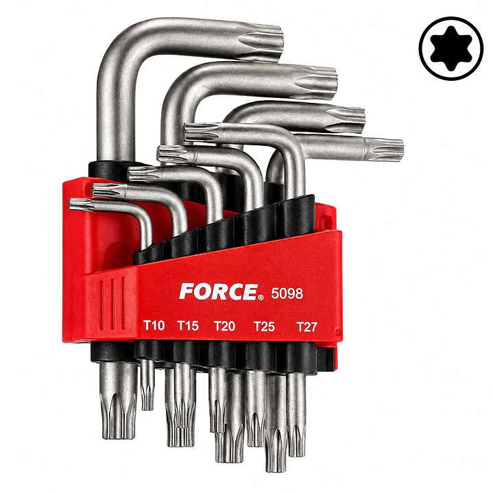 Juego de Llaves Torx FORCE 5098 – 9 Piezas T10 a T50 1