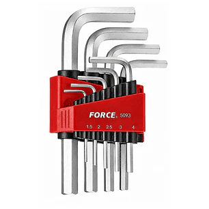 Juego de Llaves Allen FORCE 5093 – 9 Piezas 1,5 a 10 mm