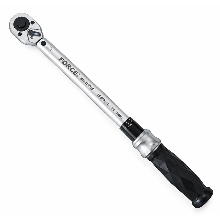 Llave de Torque FORCE 3/8″ 15-80 lb/pie 20-108 Nm 6473110JS – Torquímetro Profesional 1