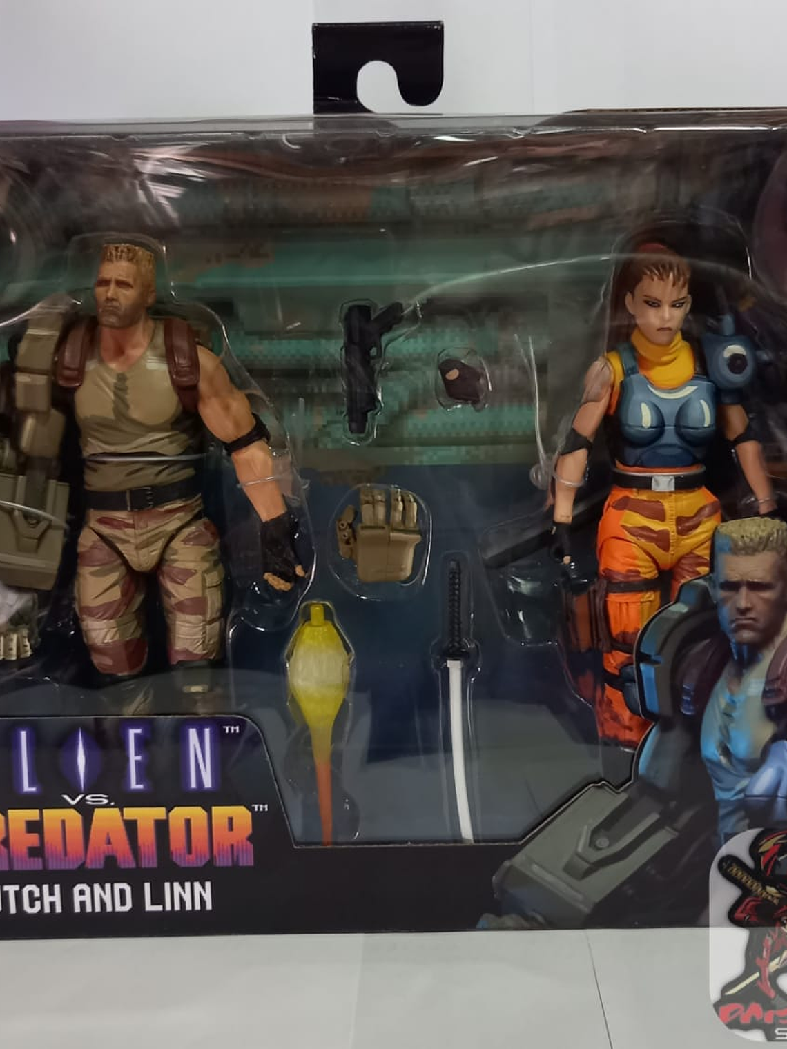 Alien vs Predator arcade appearance dutch and linn action figure 2 pack 1