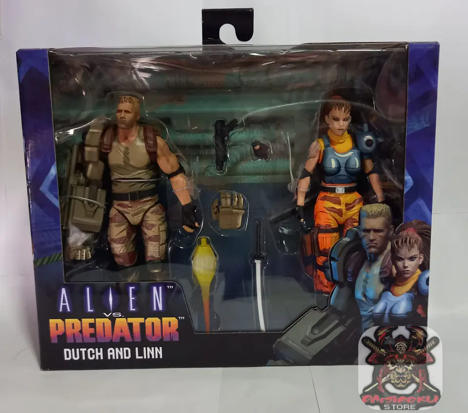 Alien vs Predator arcade appearance dutch and linn action figure 2 pack 1