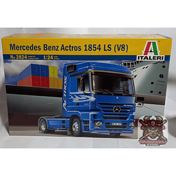 Mercedes Benz Actros 1854 LS V8 Italeri Model Kit # 3824