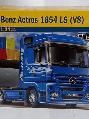 Mercedes Benz Actros 1854 LS V8 Italeri Model Kit # 3824