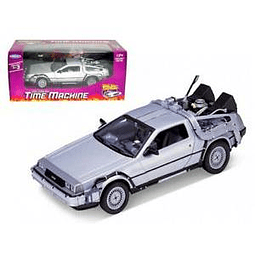 Back to the future Die Cast Delorean 1:24 scale time machine nº1