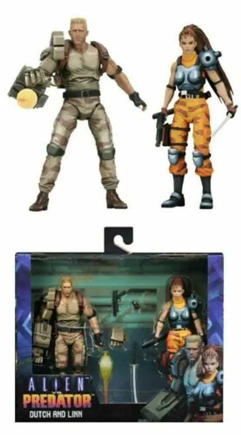 Alien vs Predator arcade appearance dutch and linn action figure 2 pack