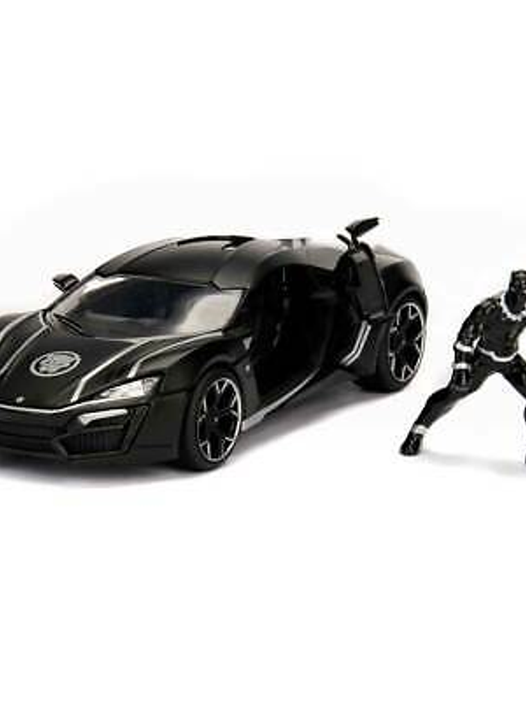 Black panther and lykan Hypersport 1