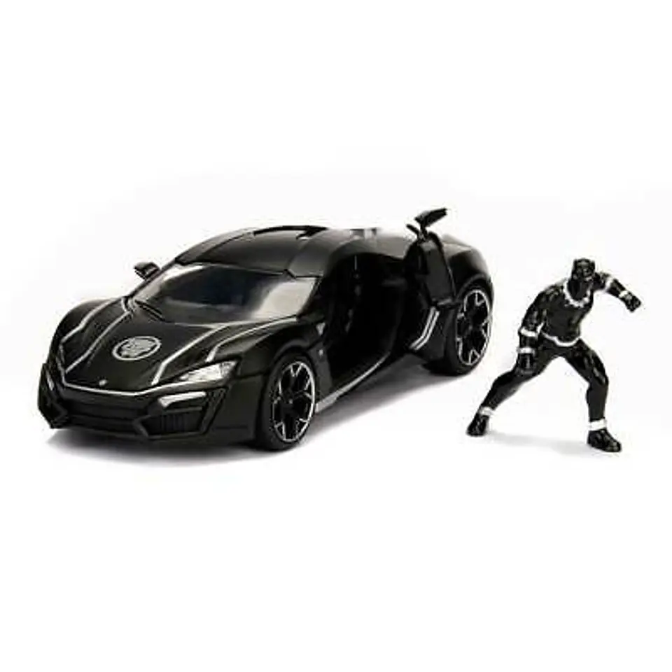 Black panther and lykan Hypersport 1