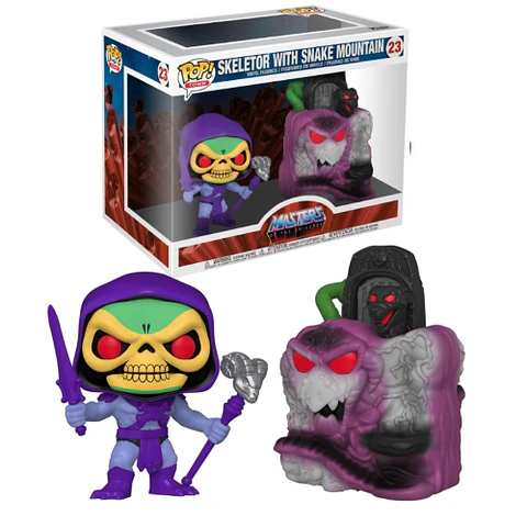 Funko Pop Town Masters Of The Universe Skeletor With Snake Mountain N°23