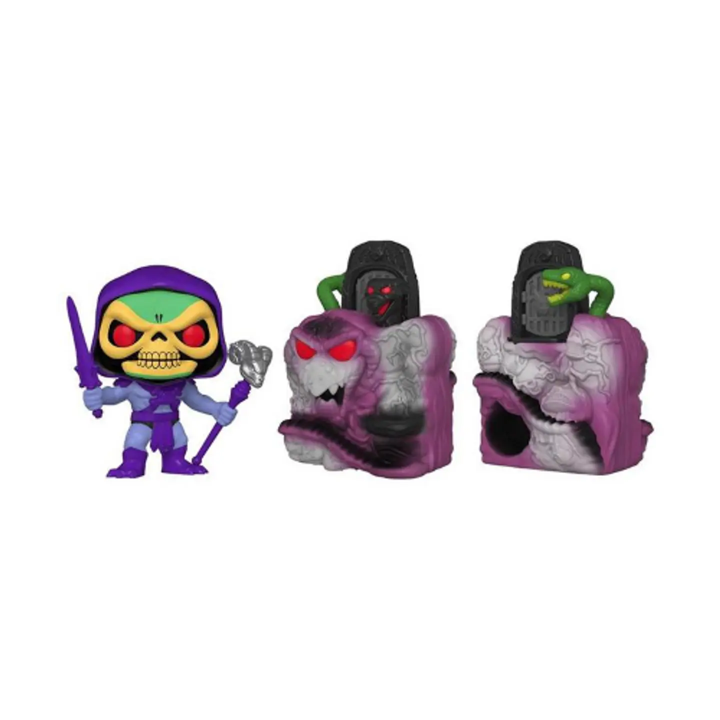 Funko Pop Town Masters Of The Universe Skeletor With Snake Mountain N°23 3