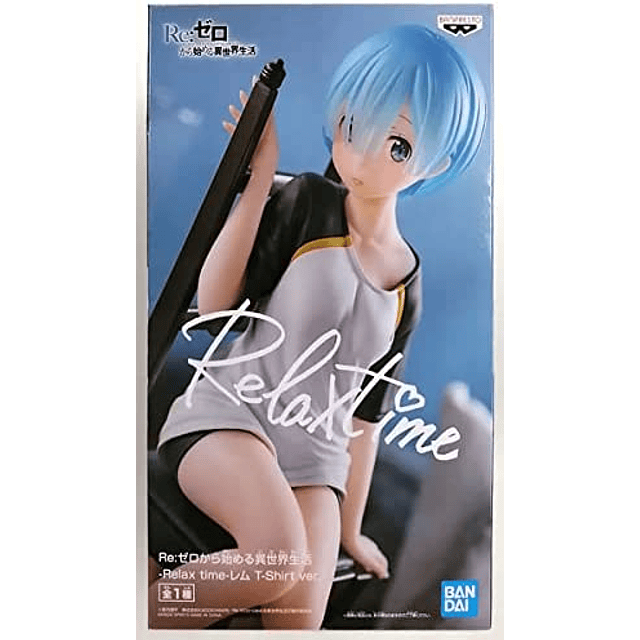 Banpresto Re Zero Starting Life in Another World  Relax time  Rem T-Shirt Ver