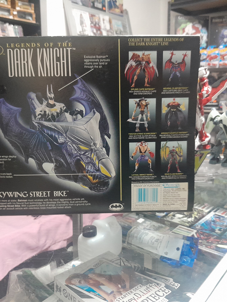 Batman Legends of the Dark Knight Skywing Street Bike Ex Figura 1996 Kenner 2