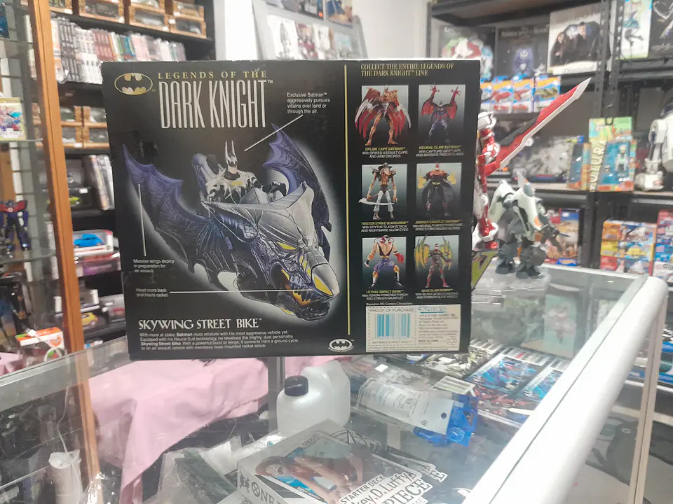 Batman Legends of the Dark Knight Skywing Street Bike Ex Figura 1996 Kenner 2
